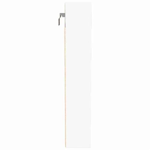 Vitrina bijela 100x8,5x50 cm konstruirano drvo - Bijela 100 x 8.5 x 50 cm 1 Cijena