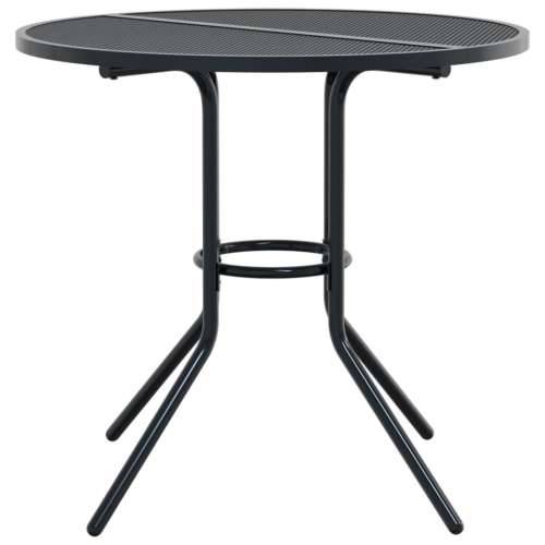 Set vrtnih naslonjača 3 kom antracit od čelika obloženog prahom - 80 x 72.5 cm 2 Cijena