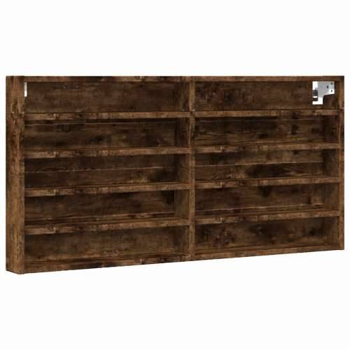 Vitrina boja dimljenog hrasta 100x8,5x50 cm drvena - Dimljeni hrast 100 x 8.5 x 50 cm 1 Cijena