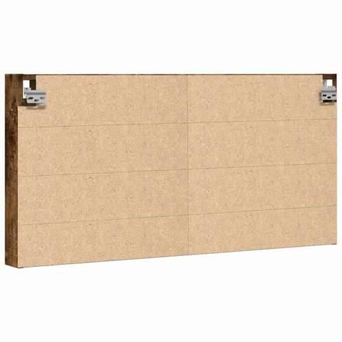 Vitrina boja dimljenog hrasta 100x8,5x50 cm drvena - Dimljeni hrast 100 x 8.5 x 50 cm 1 Cijena