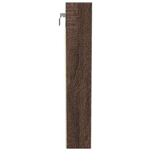 Vitrina boja smeđeg hrasta 100x8,5x50 cm od konstruiranog drva - Smeđi hrast 100 x 8.5 x 50 cm 1 Cijena