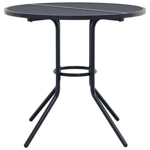 Set složivih vrtnih stolica 5 kom antracit čelik obložen prahom - 80 x 72.5 cm 4 Cijena