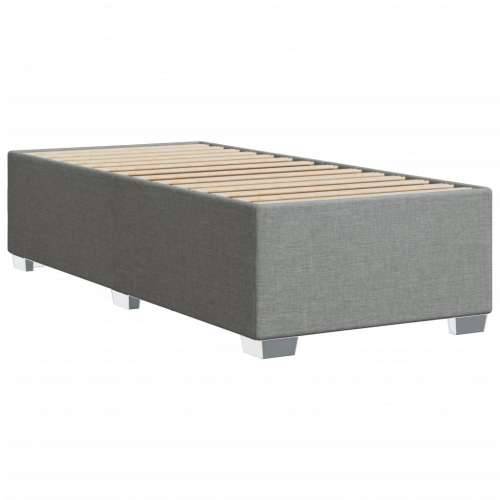 Okvir za krevet bez madraca svjetlosivi 90x190 cm od tkanine - Svjetlosiva 90 x 190 cm Cijena