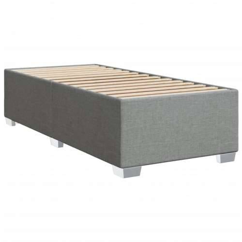 Krevet s oprugama i madracem svjetlosivi 100x200 cm od tkanine Svjetlosiva 100 x 200 cm Cijena