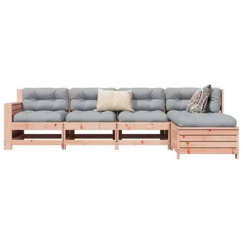 Vrtna garnitura - 5-dijelni set vrtnih sofa od masivnog drva duglazije - Prirodni douglas 1 Cijena