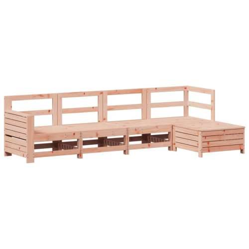 Vrtna garnitura - 5-dijelni set vrtnih sofa od masivnog drva duglazije - Prirodni douglas 1 Cijena