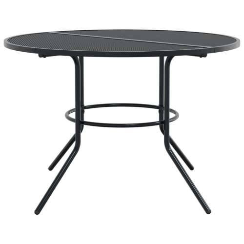 Set složivih vrtnih stolica 7 kom antracit čelik obložen prahom - 110 x 72.5 cm 6 Cijena