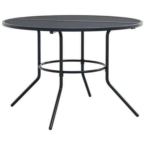 Set složivih vrtnih stolica 7 kom antracit čelik obložen prahom - 110 x 72.5 cm 6 Cijena