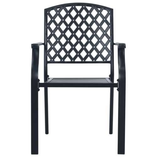 Set složivih vrtnih stolica 7 kom antracit čelik obložen prahom - 110 x 72.5 cm 6 Cijena