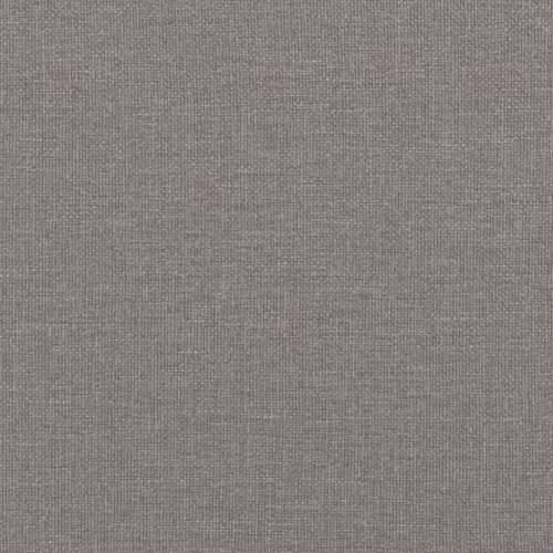 Krevet s oprugama i madracem smeđesivi 100 x 200 cm od tkanine - Sivo-smeđa 100 x 200 cm Cijena