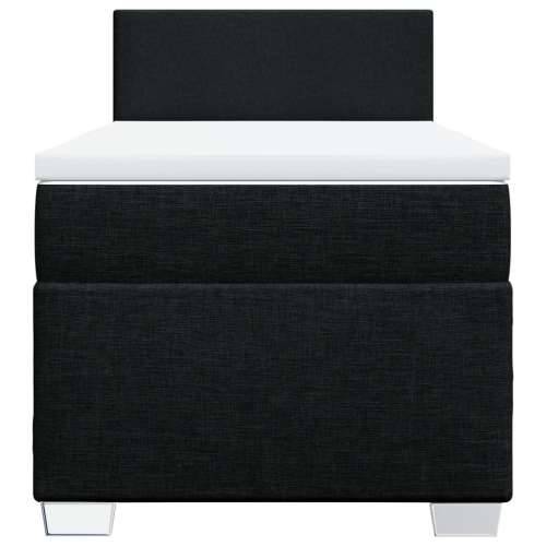 Box spring krevet s madracem crni 90x190 cm od tkanine - Crna 90 x 190 cm Gladak dizajn Cijena