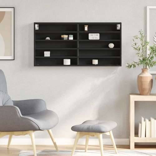 Vitrina crna 100x8,5x50 cm konstruirano drvo - Crna 100 x 8.5 x 50 cm 1 Cijena
