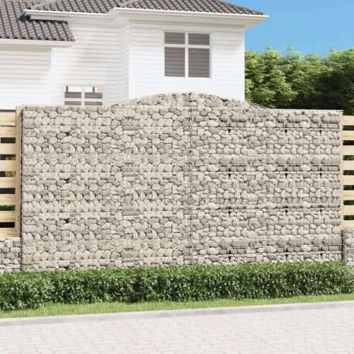 Lučne gabionske košare 9 kom 400x30x220/240cm pocinčano željezo 400 x 30 x 220/240 cm 9 Cijena