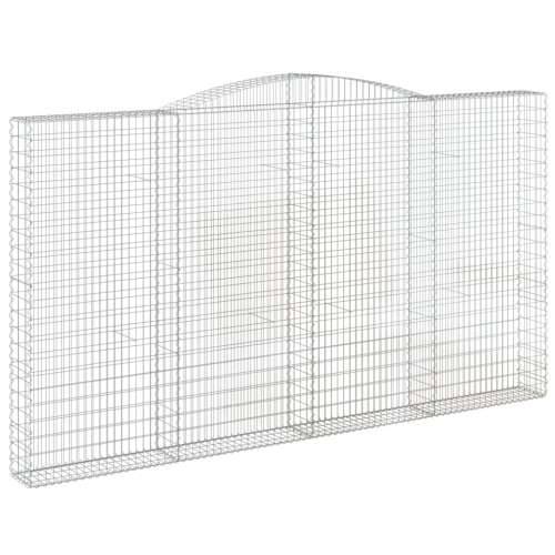 Lučne gabionske košare 9 kom 400x30x220/240cm pocinčano željezo 400 x 30 x 220/240 cm 9 Cijena