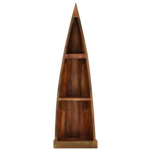 Ormarić u obliku čamca 39 x 27 x 127 cm masivno obnovljeno drvo - Šareni 39 x 27 x 127 cm 1 Cijena