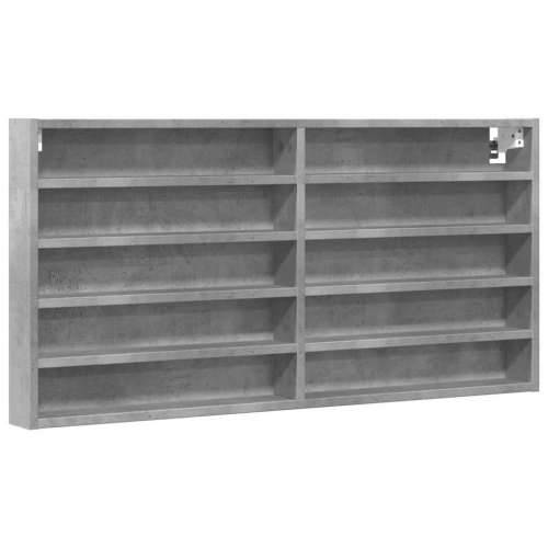 Vitrina siva boja betona 100x8,5x50 cm konstruirano drvo - Beton siva 100 x 8.5 x 50 cm 1 Cijena