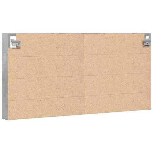 Vitrina siva boja betona 100x8,5x50 cm konstruirano drvo - Beton siva 100 x 8.5 x 50 cm 1 Cijena