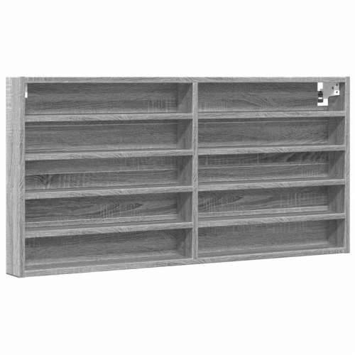 Vitrina boja sivog hrasta sonome 100x8,5x50 cm drvena - Sivi hrast sonoma 100 x 8.5 x 50 cm 1 Cijena