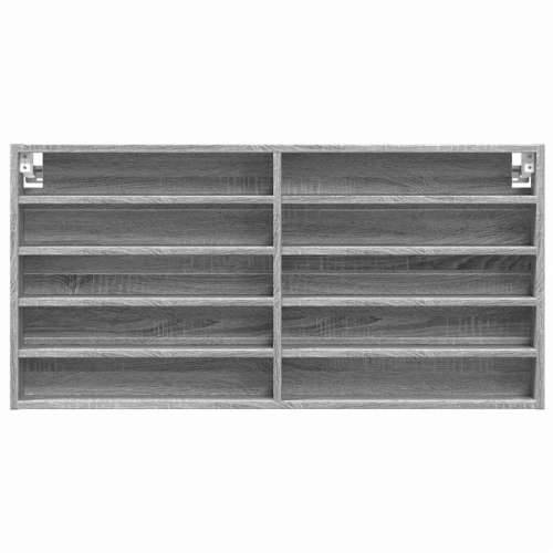 Vitrina boja sivog hrasta sonome 100x8,5x50 cm drvena - Sivi hrast sonoma 100 x 8.5 x 50 cm 1 Cijena