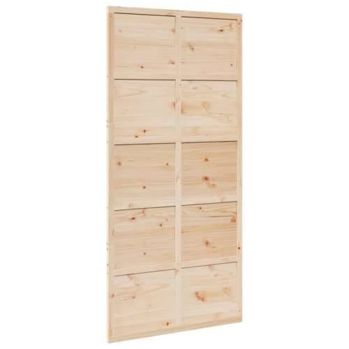 Vrata za staju 100x208 cm od masivne borovine - Prirodna 100 x 208 cm 1 Cijena