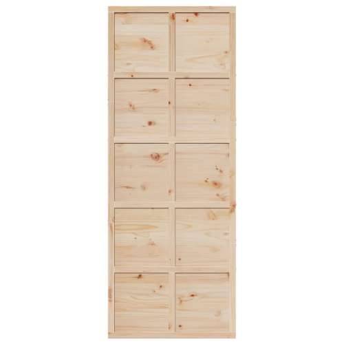 Vrata za staju 80 x 208 cm od masivne borovine - Prirodna 80 x 208 cm 1 Cijena