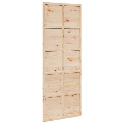 Vrata za staju 80 x 208 cm od masivne borovine - Prirodna 80 x 208 cm 1 Cijena