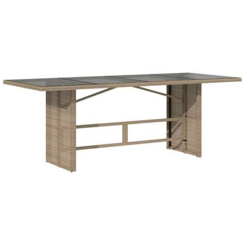 9-dijelni vrtni bistro set od poliratana s jastucima bež - 190 x 80 x 75 cm 8 Cijena