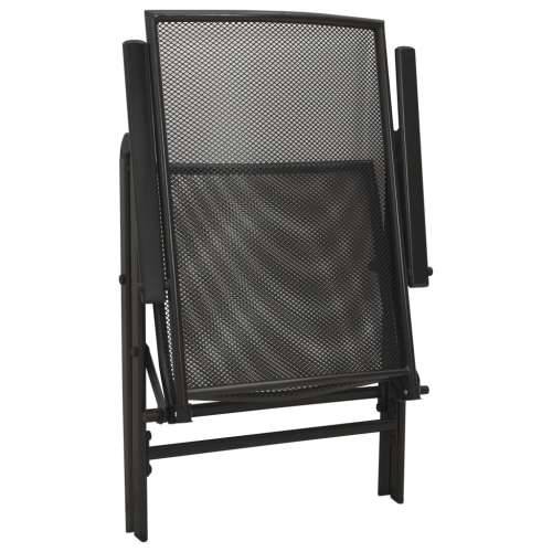 Set vrtnih naslonjača 5 kom antracit od čelika obloženog prahom - 80 x 72.5 cm 4 Cijena