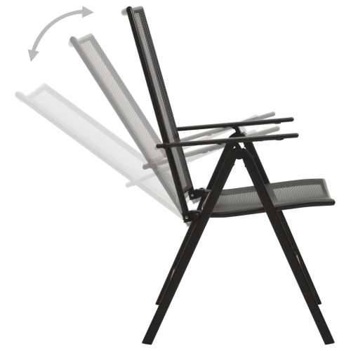 Set vrtnih naslonjača 5 kom antracit od čelika obloženog prahom - 80 x 72.5 cm 4 Cijena