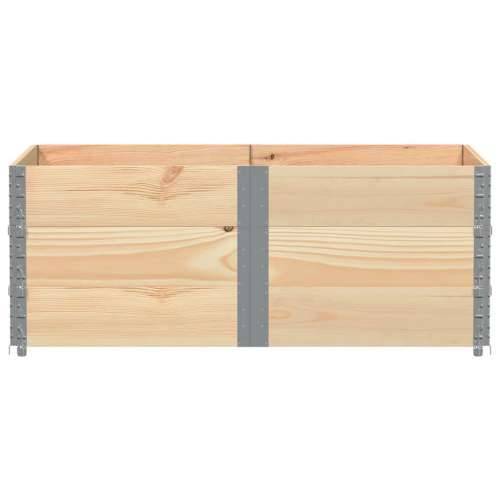 Okviri za palete 3 kom 150x100 cm od masivne borovine - Prirodna 150 x 100 cm 3 Cijena
