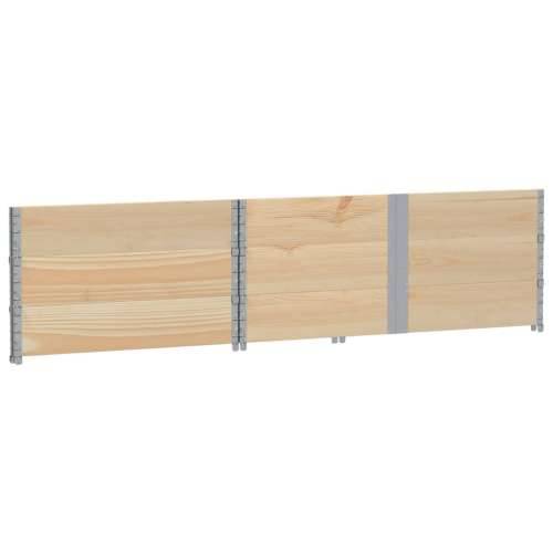 Okviri za palete 3 kom 150x100 cm od masivne borovine - Prirodna 150 x 100 cm 3 Cijena