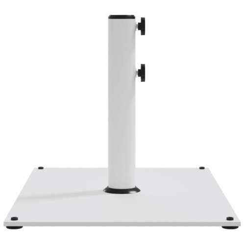Baza suncobrana za stupove Ø 32/38/48 mm 15 kg pravokutna - Bijela 1 Cijena