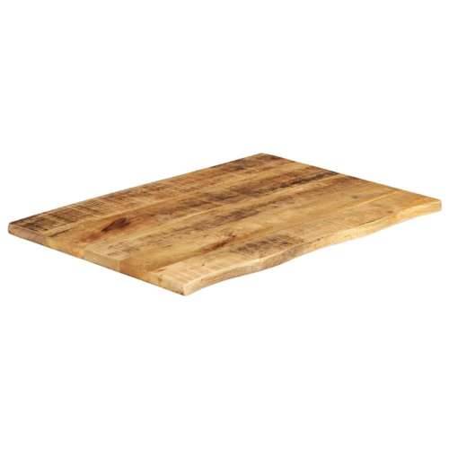 Stolna ploča 80 x 60 x 2,5 cm masivno drvo manga sa živim rubom - Prirodna 80 x 60 x 2.5 cm 1 Grubo masivno drvo manga Cijena