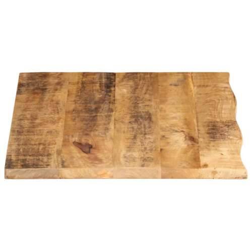 Stolna ploča 80 x 60 x 2,5 cm masivno drvo manga sa živim rubom - Prirodna 80 x 60 x 2.5 cm 1 Grubo masivno drvo manga Cijena