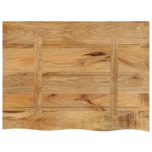 Stolna ploča 80 x 60 x 2,5 cm masivno drvo manga sa živim rubom - Prirodna 80 x 60 x 2.5 cm 1 Grubo masivno drvo manga Cijena