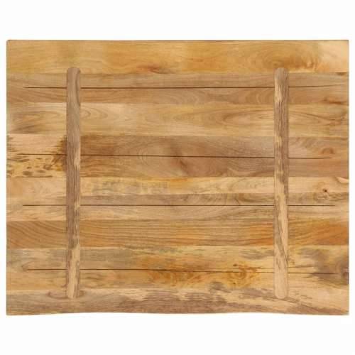 Stolna ploča 90 x 80 x 2,5 cm masivno drvo manga sa živim rubom - Prirodna 90 x 80 x 2.5 cm 1 Grubo masivno drvo manga Cijena
