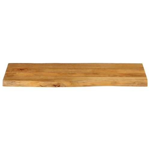 Stolna ploča 100x40x2,5cm od masivnog drva manga sa živim rubom - Drvo manga (završna obrada od hrastovine) 100 x 40 cm 1 25 mm Cijena