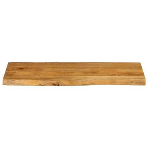 Stolna ploča 100x40x3,8cm od masivnog drva manga sa živim rubom - Drvo manga (završna obrada od hrastovine) 100 x 40 cm 1 38 mm Cijena