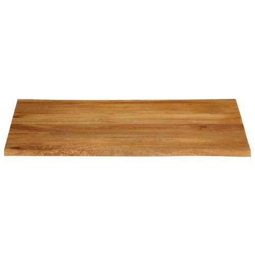Stolna ploča 100x80x3,8cm od masivnog drva manga sa živim rubom - Drvo manga (završna obrada od hrastovine) 100 x 80 cm 1 38 mm Cijena