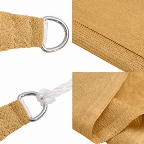 Jedro za zaštitu sunca 160g/m² pravokutno pijeska 2,5x3,5m HDPE - Pijesak 2.5 x 3.5 m 1 Cijena