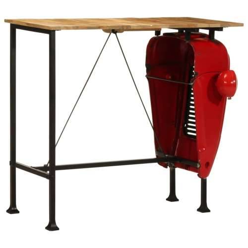 Barski stol u obliku traktora crveno-smeđi 55x120x107 cm drveni - 55 x 120 x 107 cm 1 Cijena