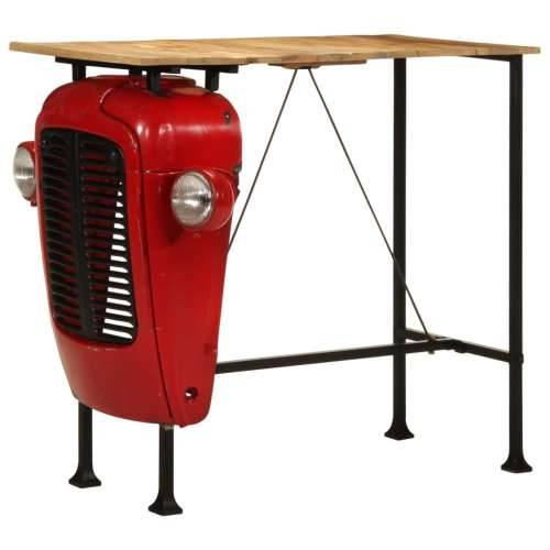 Barski stol u obliku traktora crveno-smeđi 55x120x107 cm drveni - 55 x 120 x 107 cm 1 Cijena