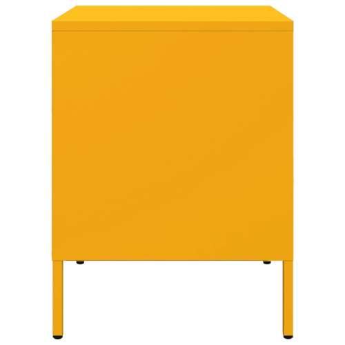 Noćni ormarići 2 kom boje senfa 36 x 39 x 50,5 cm čelični - Žuta 2 Cijena