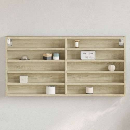 Vitrina boja hrasta sonome 100x8,5x50 cm konstruirano drvo - sonoma hrast 100 x 8.5 x 50 cm 1 Cijena