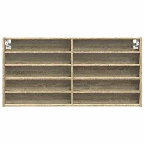 Vitrina boja hrasta sonome 100x8,5x50 cm konstruirano drvo - sonoma hrast 100 x 8.5 x 50 cm 1 Cijena