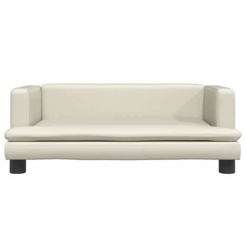 Dječja fotelja krem 80 x 45 x 30 cm Umjetna koža - Krema 80 x 45 x 30 cm Cijena