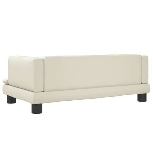 Dječja fotelja krem 80 x 45 x 30 cm Umjetna koža - Krema 80 x 45 x 30 cm Cijena
