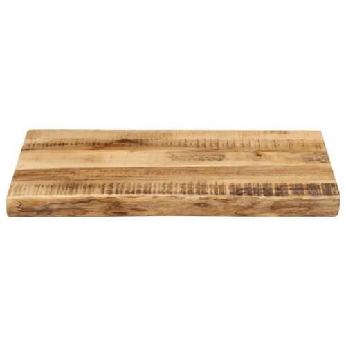 Stolna ploča sa živi rub 70x40x2,5 cm masivno grubo drvo manga - Grubo drvo manga (prirodno) 70 x 40 cm 1 25 mm Cijena