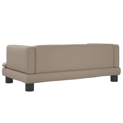 Dječja fotelja boja cappuccina 80 x 45 x 30 cm od umjetne kože - Boja cappuccina 80 x 45 x 30 cm Cijena