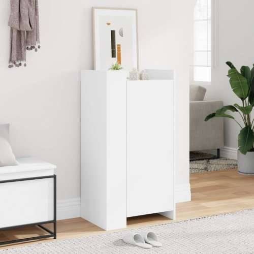Ormarić za cipele bijeli 52x37,5x100 cm od konstruiranog drva - Bijela 1 Cijena